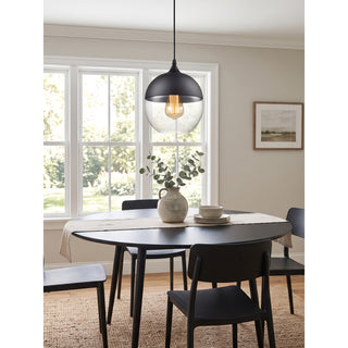Dexter Hooded Glass Pendant Lamp