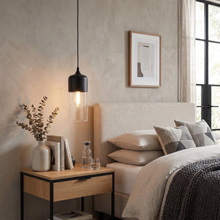 Dexter Hooded Glass Pendant Lamp