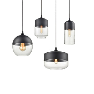 Dexter Hooded Glass Pendant Lamp