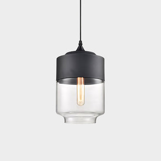 Dexter Hooded Glass Pendant Lamp