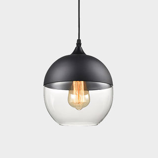 Dexter Hooded Glass Pendant Lamp