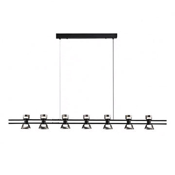 7 heads: L 55.1″ x W 3.5″ x H 5.1″ / L 140cm x W 9cm x H 13cm