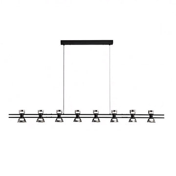 8 heads: L 63″ x W 3.5″ x H 5.1″ / L 160cm x W 9cm x H 13cm