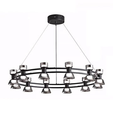 12 heads: D 32.7″ x H 5.1″ / D 83cm x H 13cm