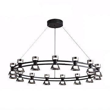 15 heads: D 40.6″ x H 5.1″ / D 103cm x H 13cm