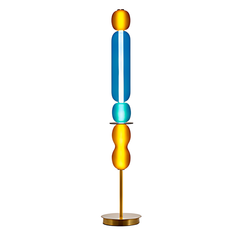 Model A (Blauw & Oranje): D 5,9″ x H 47,2″ (Warm licht)