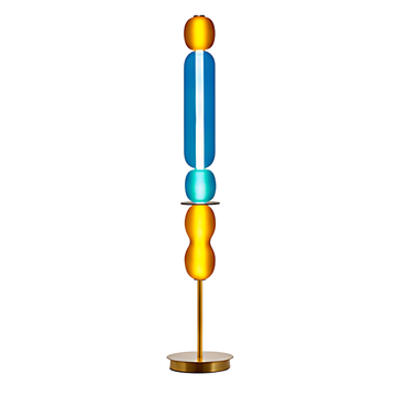 Model A (Blue & Orange): D 5.9″ x H 47.2″ (Warm Light)