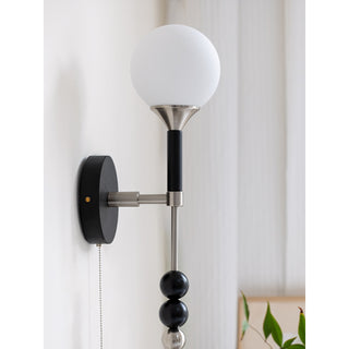 Eadon Abacus Globe Sconce
