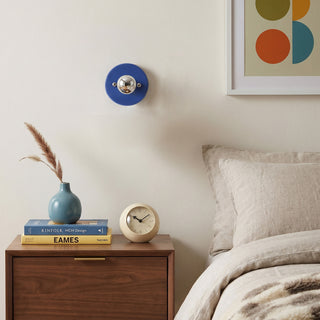 Echo Glossy Ceramic Disk Sconce