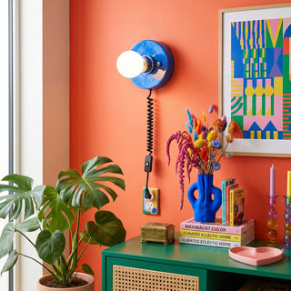 Echo Plug-in Disk Sconce
