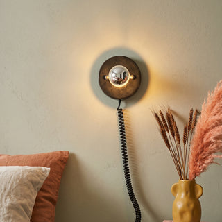 Echo Plug-in Disk Sconce