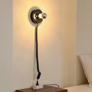Echo Plug-in Disk Sconce