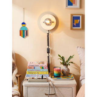Echo Plug-in Disk Sconce