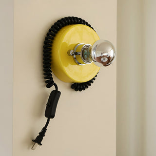 Echo Plug-in Disk Sconce