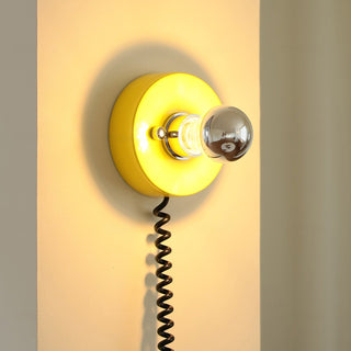Echo Plug-in Disk Sconce