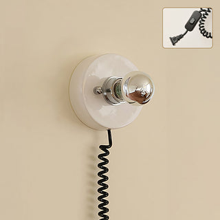 Echo Plug-in Disk Sconce