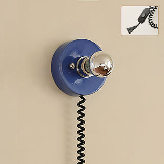 Echo Plug-in Disk Sconce