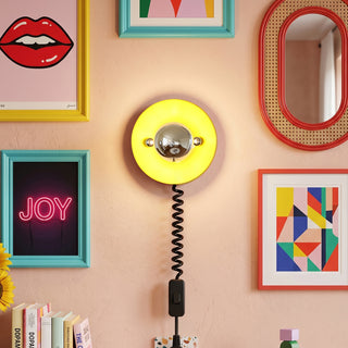 Echo Plug-in Disk Sconce
