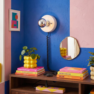 Echo Plug-in Disk Sconce