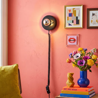 Echo Plug-in Disk Sconce