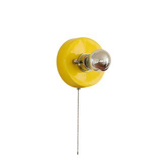 Echo Pull-Chain Disk Sconce