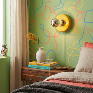 Echo Pull-Chain Disk Sconce