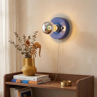 Echo Pull-Chain Disk Sconce