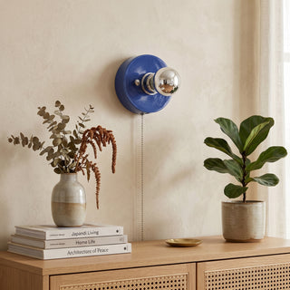 Echo Pull-Chain Disk Sconce