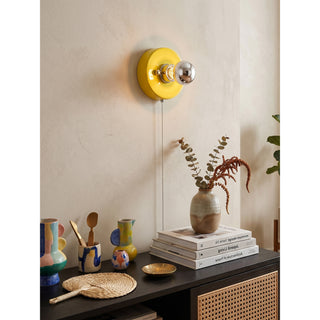 Echo Pull-Chain Disk Sconce