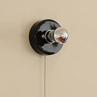 Echo Pull-Chain Disk Sconce