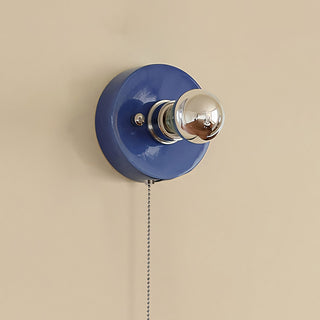 Echo Pull-Chain Disk Sconce