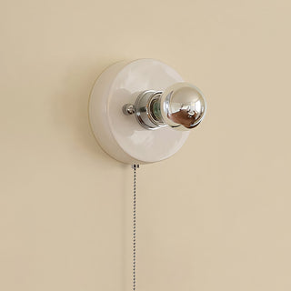 Echo Pull-Chain Disk Sconce