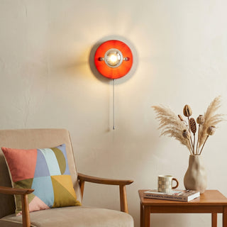 Echo Pull-Chain Disk Sconce