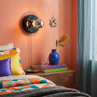 Echo Pull-Chain Disk Sconce