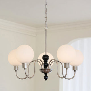Elara Curved Globe Chandelier
