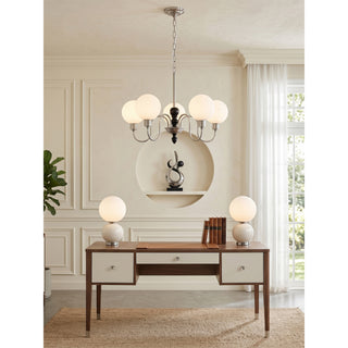 Elara Curved Globe Chandelier