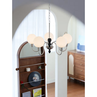 Elara Curved Globe Chandelier