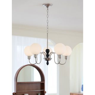 Elara Curved Globe Chandelier