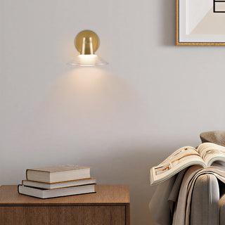 Eldridge Ribbed Glass Sconce
