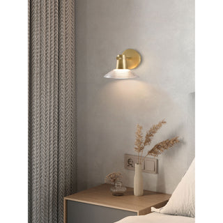 Eldridge Ribbed Glass Sconce