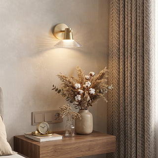 Eldridge Ribbed Glass Sconce