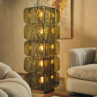 Elias Totem Glass Floor Lamp