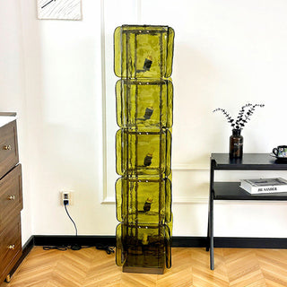 Elias Totem Glass Floor Lamp