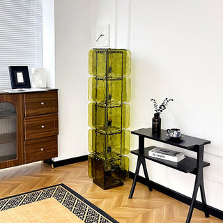 Elias Totem Glass Floor Lamp