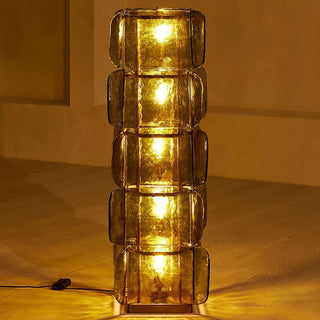 Elias Totem Glass Floor Lamp