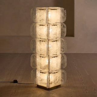 Elias Totem Glass Floor Lamp
