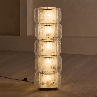 Elias Totem Glass Floor Lamp