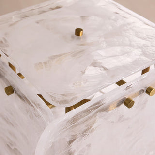 Elias Totem Glass Floor Lamp