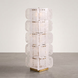Elias Totem Glass Floor Lamp
