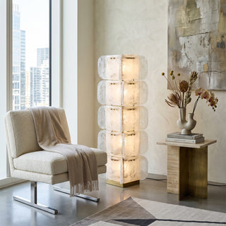 Elias Totem Glass Floor Lamp
